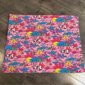 Vintage Material fabric piece Panda bears ,
Monkeys jungle sweatshirt material